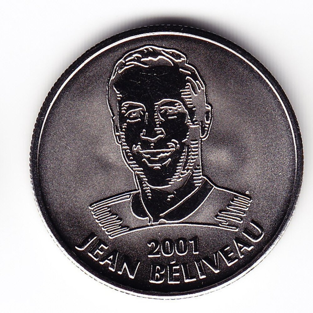 2001 Jean Beliveau NHL All Stars Medal (b70)